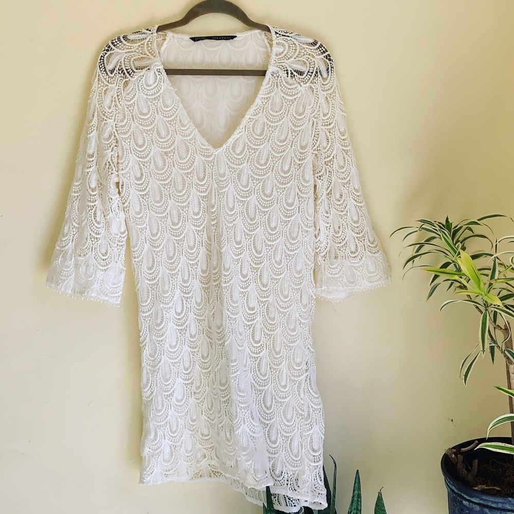 🐚✨ White Lace Dress ✨🐚